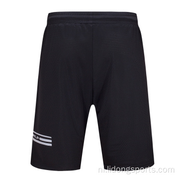 Unisex blanco aangepast logo casual mannen sportschool shorts